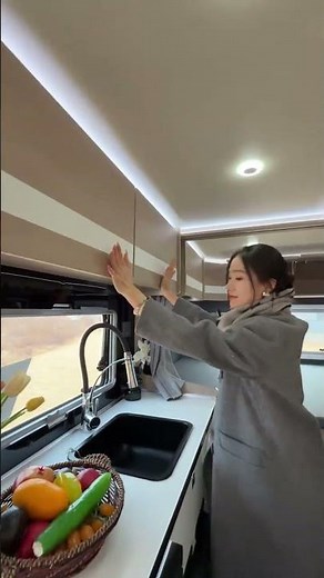 Modern RV Interior Layout and Multifunctional Space Optimization