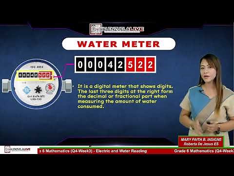 GRADE 6 MATH Q4 W3 - ELECTRIC AND WATER METER READING