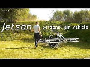 Homebuilt electric flying vehicle Jetson ONE - DIY kit "flying car"