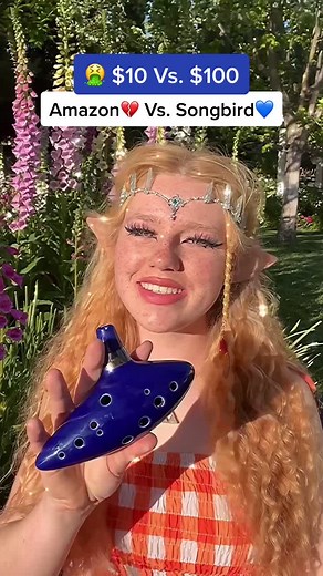 Freckled Zelda Elf Tiara & Ocarina Accessories