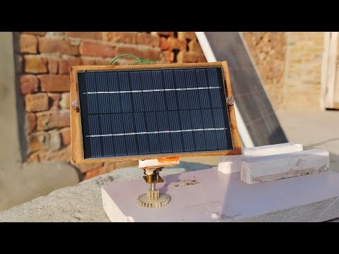 Easy to Make Automatic Solar Tracker | How to Make Sun Tracker for Solar Panel