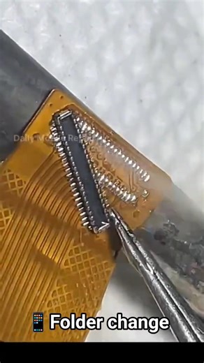 Mobile Folder conector change 🔧 #repair