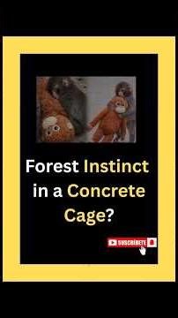 Animals raised in cage never witness natural maternal behavir #punchmonkey #trending #youtubeshorts