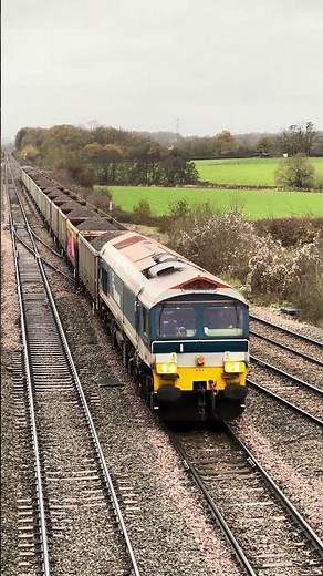 GBRf 6A61 Whatley Quarry to West Drayton at 60mph | Class 66 Freight Outside Westbury