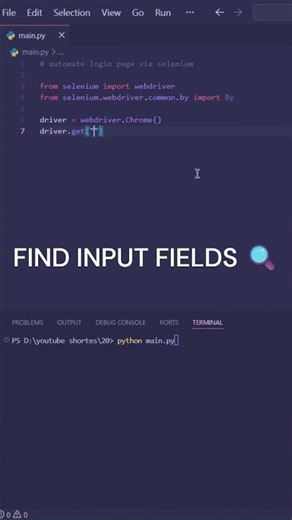 Automate ANY Login in 60 Seconds! 🤖 #python #shorts #everydaypython