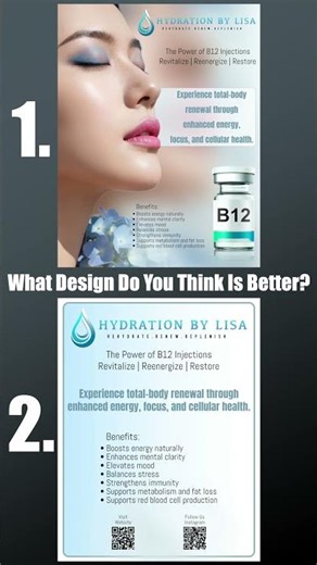 Beauty Wellness Flyer Comparison