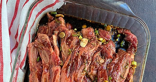 Kalbi Marinade for Korean Short Ribs