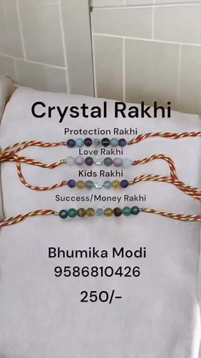 2K views | Crystal Rakhi available ✨ Celebrate Raksha Bandhan with...