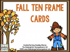 Fall Ten Frame Cards
