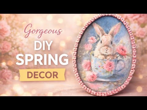 This Looks Store-Bought… But It’s Handmade 😍 DIY Decor