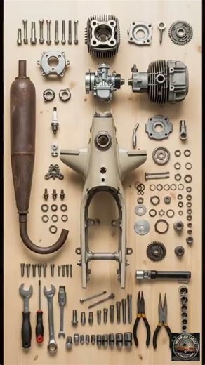 Legendary Honda Super Cub C50 Full Restoration #barnfind #restoration #abandoned #viralvideo