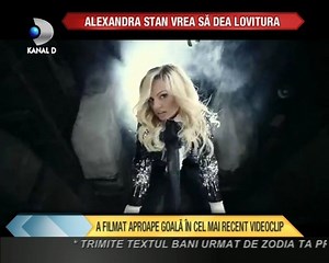 Alexandra Stan, aproape GOALA in cel mai recent videoclip VIDEO