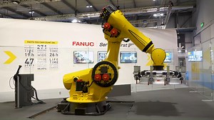 1.3K views · 39 reactions | It has a wrist payload of 1000 kg and a maximum reach of 3253 mm. Of particular note, the M-1000iA is FANUC’s largest robot to feature a serial link mechanism, rather than the parallel link mechanism typical of heavy payload robots. Learn more here: https://www.fanuc.eu/uk/en/robots/robot-filter-page/m-1000-series/m-1000ia #FANUCrobot #FANUC | FANUC Europe | Facebook