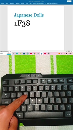 Draw a Japanese Doll 🎎 in MS Excel Using Just a Keyboard Shortcut – You’ll Be Shocked #shortcut
