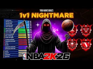 My "1v1 NIGHTMARE" BUILD IS DOMINATING NBA 2K26! BEST 1v1 BUILD on NBA 2K26