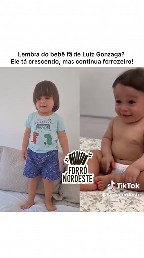 Bebês Dançando Forró com Luiz Gonzaga