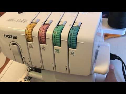 Easy Fast Ruffles Less than a Minute!!! * using Brother Serger 1034D, 1634D, 929D