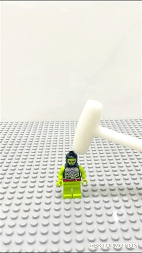 Zombie Transforms… Then Escapes! #lego #stopmotion