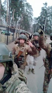 Marching on. | In Ukraine