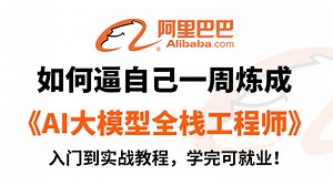 【B站首推】阿里大模型LLM公开课，2025最新阿里内部LLM全栈工程师全链路教程｜带你从入门到实战！全程干货讲解，拿走不谢！学完即可就业！