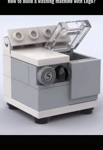 How to build a washing machine with Lego?#lego #legomoc #howto #washingmachine