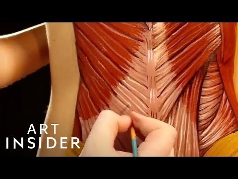 Body Artist Teaches Anatomy With Paintings