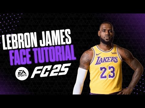 ​👑 How to make LEBRON JAMES in EA FC 25 - Pro Clubs & Career Mode Face Creation