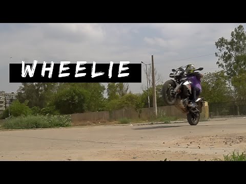 How I perform Wheelie on KTM Adventure 390!