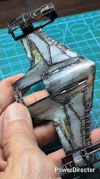 スターウォーズマンダロリアンスターファイター仕上げ編 star wars mandalorian starfighter #プラモデル #star wars #スターウォーズ ＃ガンプラ
