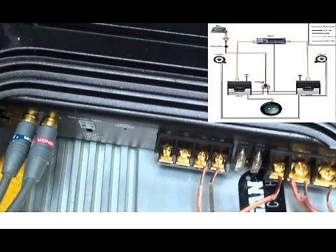 How to connect your car amplifier. Simple mock-up for simple application.