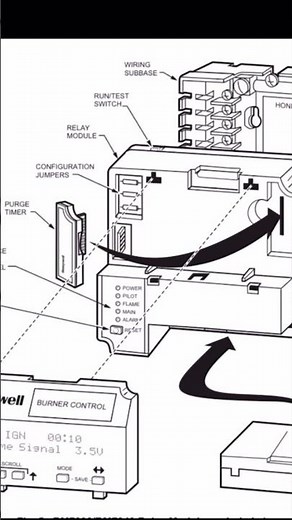 7800 Honeywell relay #boiler #mechanic #servicecall #boilerroom #newyork
