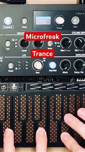 Making Trance music on the Microfreak