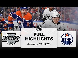 NHL Highlights | Kings vs. Oilers | January 13, 2025