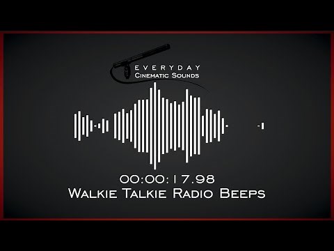 Walkie Talkie Radio Beeps | HQ Sound Effects