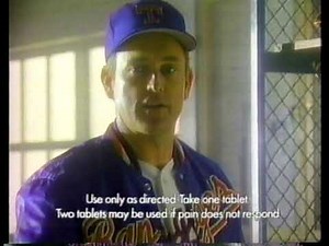 Advil Commercial with Nolan Ryan from 1992