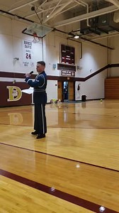 The United States Air Force Presidential Honor Guard Drill Team, performed at several Onslow County Schools today. This video was taken at Dixon High School. After the performance, the members of the guard took time to speak with the students one on one. It was an extraordinary event!! This impressive group of young military men and women was brought to Eastern NC by Col Pete Benton, USAF Retired. | Raeford Brown Show | Facebook