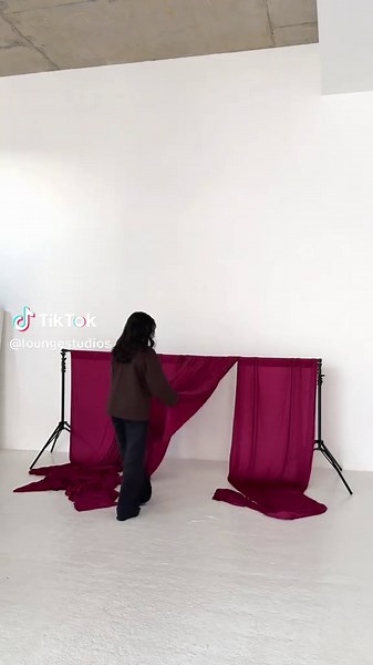 Burgundy Fabric Backdrop for Stunning Photoshoots