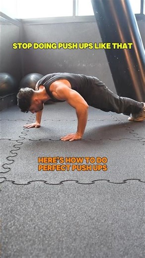 Tutorial hiw to do perfect push ups