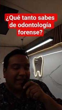 💀 ¿Qué tanto sabes de Odontología Forense? 🦷🔍