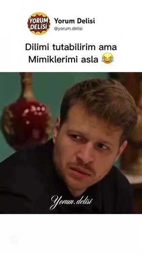 Dilimi tutabilirim ama mimiklerimi asla 😂