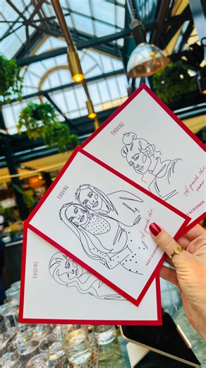 FASHION ILLUSTRATOR | EVENT ARTIST DUBAI on Instagram: "Live digital portraits with continuous line for Moët & Chandon ✨"