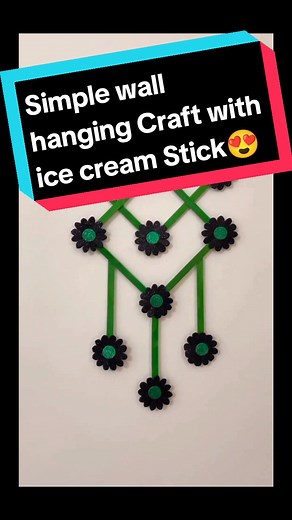 Easy Ice Cream Stick Craft Wall Hanging Ideas