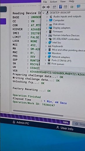 Samsung A26 Android 16 Frp Remove Done By TFM Tool Pro(MTP Mode)