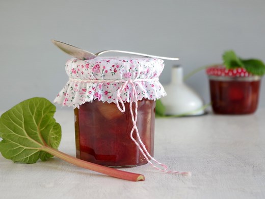 Confiture de rhubarbe facile