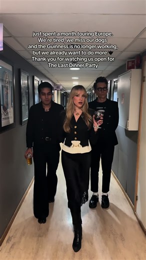 We will be back for a headline. Trust 🖤⛪️ #sunday1994 #concert #europe #thelastdinnerparty #guinness