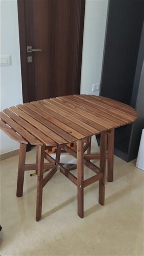 folding table#ikea#ikeafurniture #ikeasetup#ikeahack #foldablestudytable #spacesaving#studytable