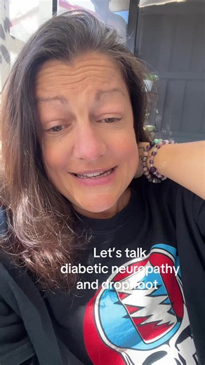 Let’s talk diabetic neuropathy and drop foot #diabetes #diabeticcomplications #diabetesawareness #diabeticneuropathy #healthjourney