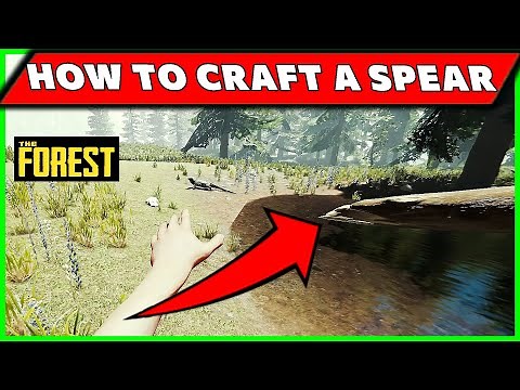 How To Craft a Spear in The Forest Game [ SPEAR GUIDE ]