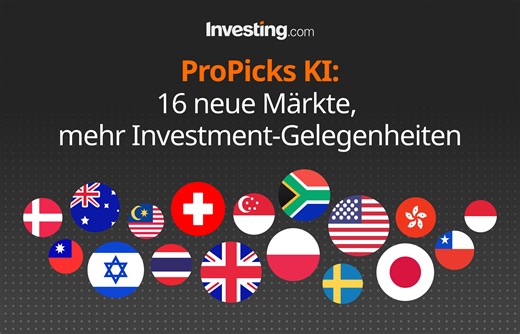Mehr Märkte, mehr Strategien: ProPicks KI von Investing.com erzielt +138 % Rendite in unter 2 Jahren