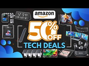 50% Mega Off: 50 AMAZING Black Friday Amazon Tech Deals You Won't Want to Miss